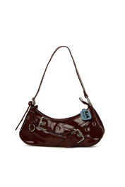 Zoozie Bags M000008443 Bolso Bandolera Mini Rojo Clarete Piel PU